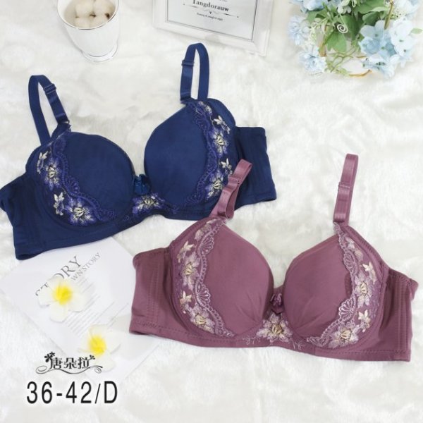 側邊機能包覆唯美刺繡/舒適包覆/機能型/單件內衣/內褲36.38.40.42D【唐朵拉】(8057)
