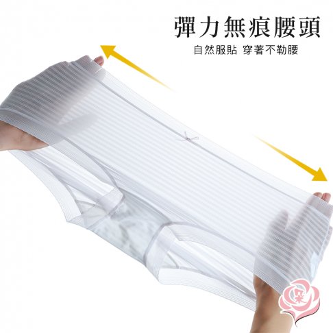 輕柔線條布料 L-XL/超薄冰絲裸感內褲 無痕蕾絲腰頭 透氣乾爽/莫代爾褲底 /女內褲【 唐朵拉 】(335) 4