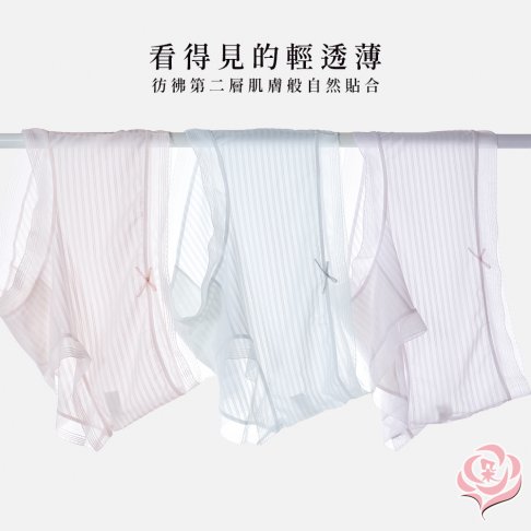 輕柔線條布料 L-XL/超薄冰絲裸感內褲 無痕蕾絲腰頭 透氣乾爽/莫代爾褲底 /女內褲【 唐朵拉 】(335) 3