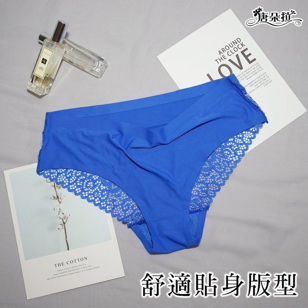 M-L-XL 蕾絲無痕內褲 接觸涼感/舒適親膚透氣女內褲【 唐朵拉 】(388)